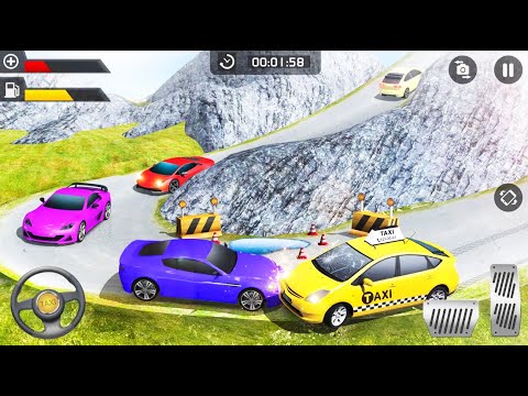 Offroad Taxi Driving SImulator: Mountain Taxi Driver: Driving 3D Games Blue Car - Android GamePlay