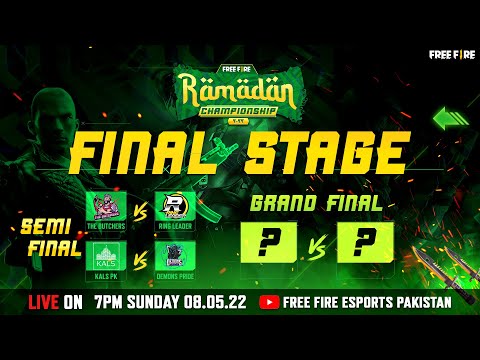 Free Fire Ramadan Championship - Final Stage | 7PM Sunday 8.05.22