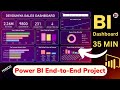 Power BI Project End To End In HINDI Complete Power BI Project 2023 Power BI Dashboard Project
