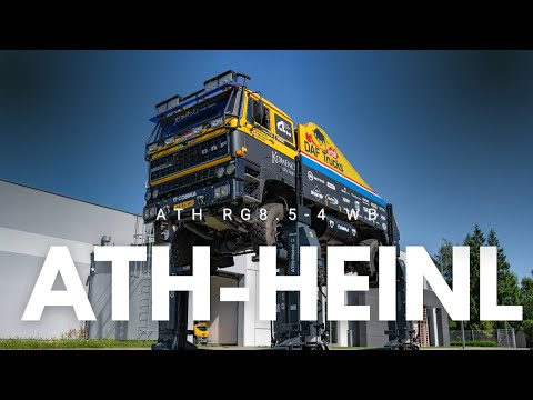 ATH RG8.5-4 WB in Action: Rally-Truck komplett angehoben
