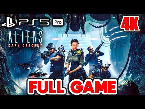 ALIENS DARK DESCENT - Full Game Walkthrough Gameplay (4K 60FPS) No Commentary