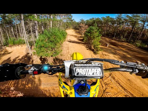 Riding a RMZ 450