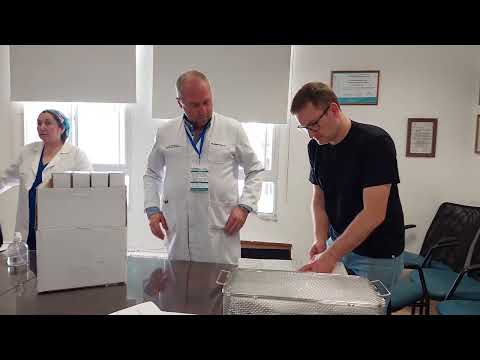 El Hospital San Bernardo recibió sets para cirugías videolaparoscópicas y artroscopías