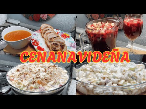 CENA NAVIDEÑA FÁCIL SIN HORNO | plato fuerte, guarnición, postre 🎄