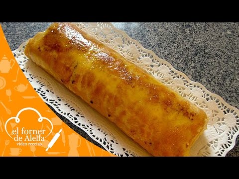 Brazo de Gitano relleno de Crema