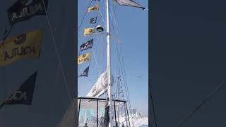 Up top on the Aquila 50 Sail ??