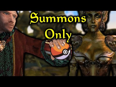 Can You Beat Morrowind with Summons Only?