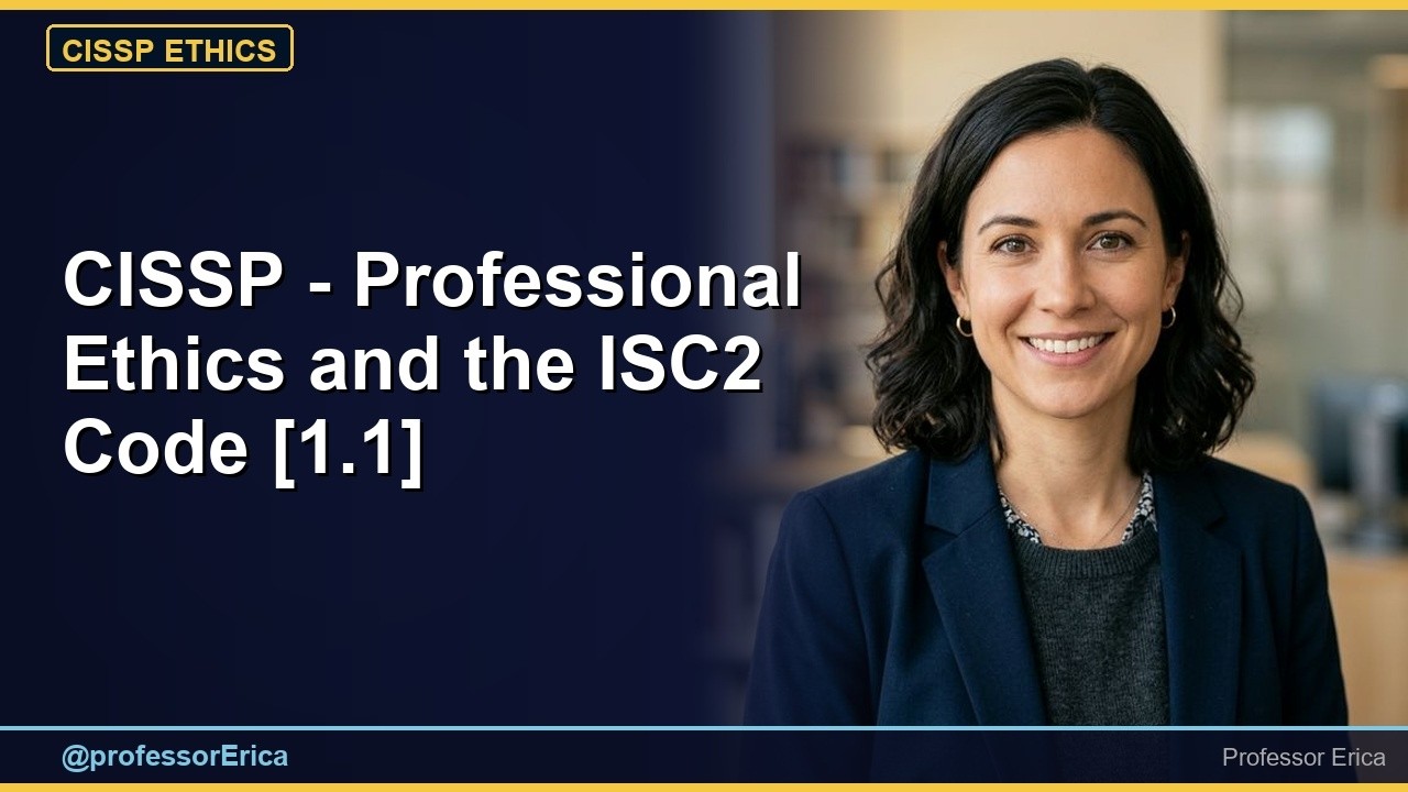 CISSP - Professional Ethics and the ISC2 Code [1.1] (2026)