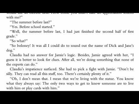 Mixed Up Files Chapter 5