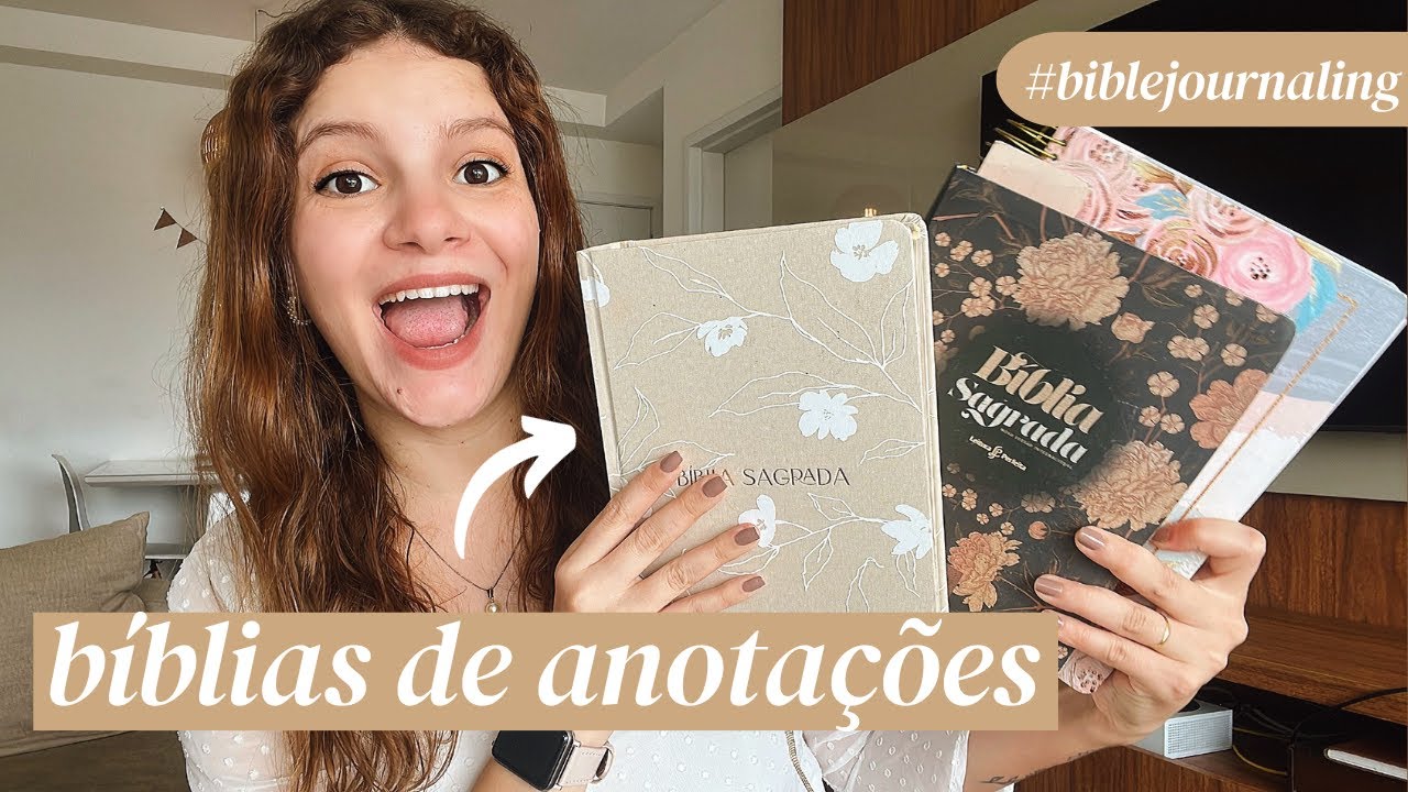 QUAL É A MELHOR BÍBLIA DE ANOTAÇÕES? | Dicas de Bíblias com Espaço para Anotações!