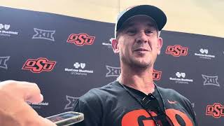 Eric Morris talks with the media — Aug. 25, 2026
