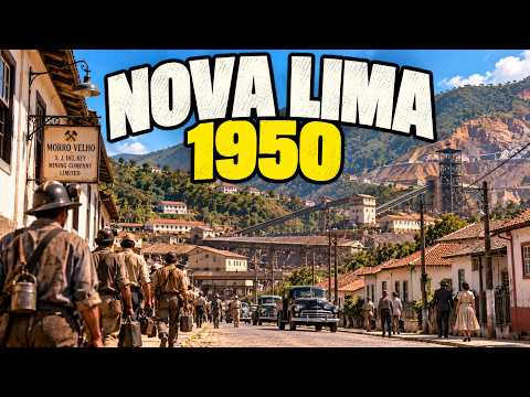 Assim Era Viver em NOVA LIMA em 1950 — Quando os INGLESES e o OURO Ainda Comandavam a Cidade
