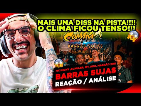 MAIS DISS NA PISTA!!!! JHONY CONVIDA 9 - BARRAS SUJAS [REAÇÃO/ ANÁLISE]
