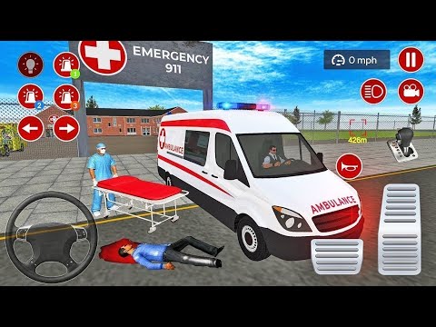 US Ambulance Driving Simulator 2021 - Emergency Van Android/IOS Gameplay #Shorts