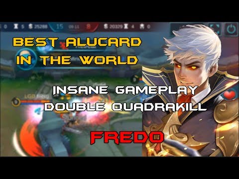Best Alucard in the World - Fredo -  Double Quadrakill ?!? (MUST Watch!)