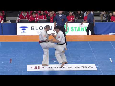 【新極真会】Court1 2nd Round16 man Valeri Dimitrov vs Leo Liuzza(USA) The 12th World Karate Championship