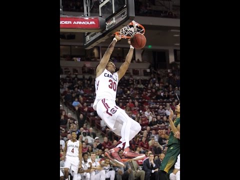 PJ Dozier to Chris Silva Alley-Oop vs. Norfolk State - 11/14/15