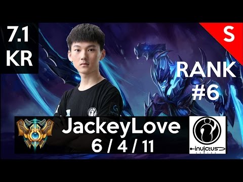 7.1 iG JackeyLove (Draven) 6-4-11 vs KR#36 Snake SoulMartin (Ashe)