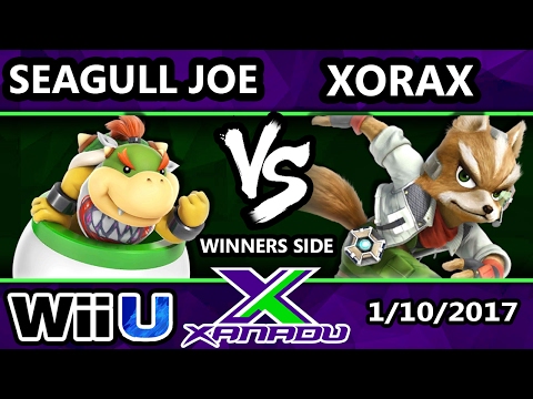 S@X 184 - InC | Seagull Joe (Sonic, Bowser Jr.) Vs. Xorax (Fox) - SSB4 Tournament - Smash for Wii U