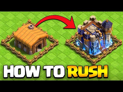 How to Properly Rush a Base! Rushed Base Upgrade Guide | Clash of Clans