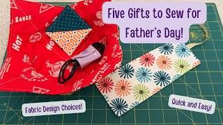 5 Easy DIY Sewing Projects for Father's Day Gifts | Handmade Gift Ideas He’ll Love! 🧵