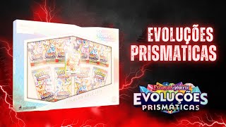 BOX Coleção Arco-Íris, Box do EEVEE de Evoluções Prismáticas! Pokémon TCG.