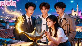 Une fille pauvre trouve une lampe magique : tous ses vœux exaucés, trois beaux hommes l’aiment !