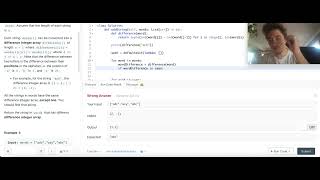 YouTube video 'Leetcode 2451. Odd String Difference'