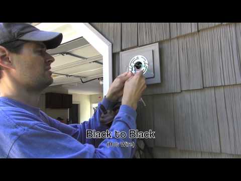 Exterior Light Installation on Vinyl Siding Block