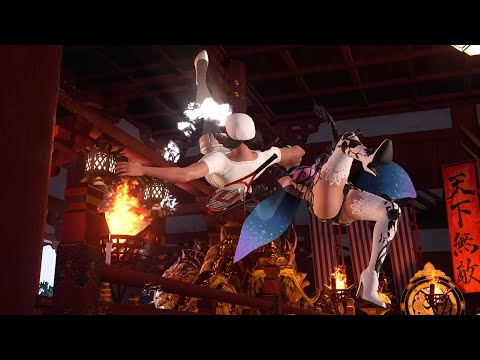 철권Tekken☆제발 그만해!! Please stop!! 자피나 코스프레 쿠니미츠Kunimitsu cosplaying Zafina vs 줄리아Julia