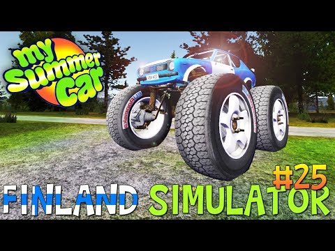 My Summer Car Mods - MONSTER TRUCK SATSUMA! WILL IT RUN? | NoClip Mod - My Summer Car Gameplay