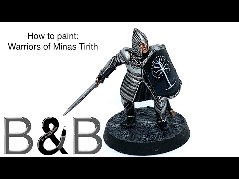 How to paint a Warrior of Minas Tirith