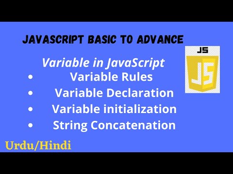 Variable In Javascript In Urduhindi Variable Declaration Rule In Javascript