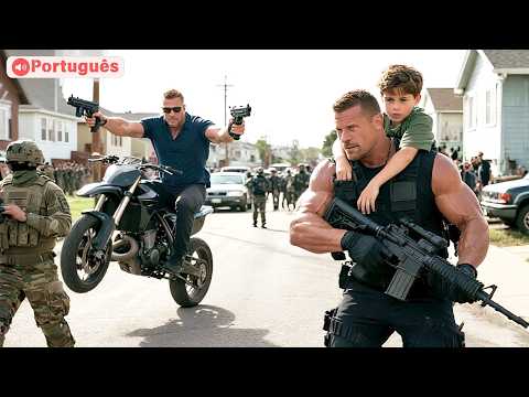 [PT-DUB] Filho sequestrado. O pai policial destruiu sozinho a fortaleza do inimigo!