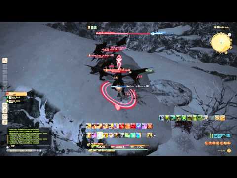 FFXIV Sworn Upon a Lance fight scene - Dragoon level 54 job quest