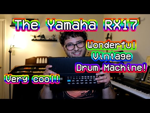 Yamaha RX17 Digital Rhythm Programmer Vintage Drum Machine 1987 - Black image 6