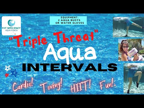 🔥 AquaFIIT | Best Aqua HIIT Challenge: 40-Minute High Intensity Interval Training
