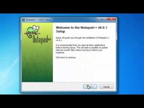How to Download and Install Notepad