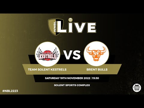 WNBL Live: Team Solent Kestrels v Brent Bulls - 19.11.22