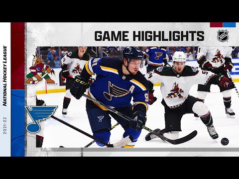 Coyotes @ Blues 4/4 | NHL Highlights 2022