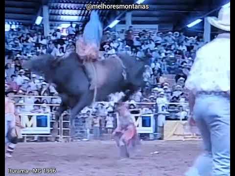 Nilson Leonel de Paula x Pedra 90 - Rodeio de Iturama 1996 #rodeio #rodeo #ituramamg
