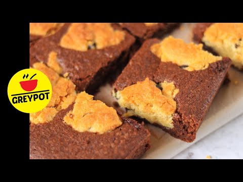 Brookies | Fudgy Brownie with Choco Chip Cookies 2 in 1 Dessert
