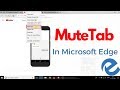 How To Mute A Tab In Microsoft Edge