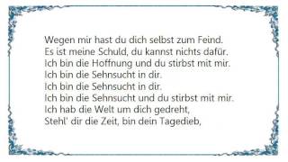 Die Toten Hosen - Ich Bin Die Sehnsucht in Dir Lyrics