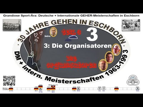 3 Organisatoren ( 30Ygeher - 30-jährige Sport-Ära in Eschborn (1963-1993) - Mekka d. Geh-Sports )