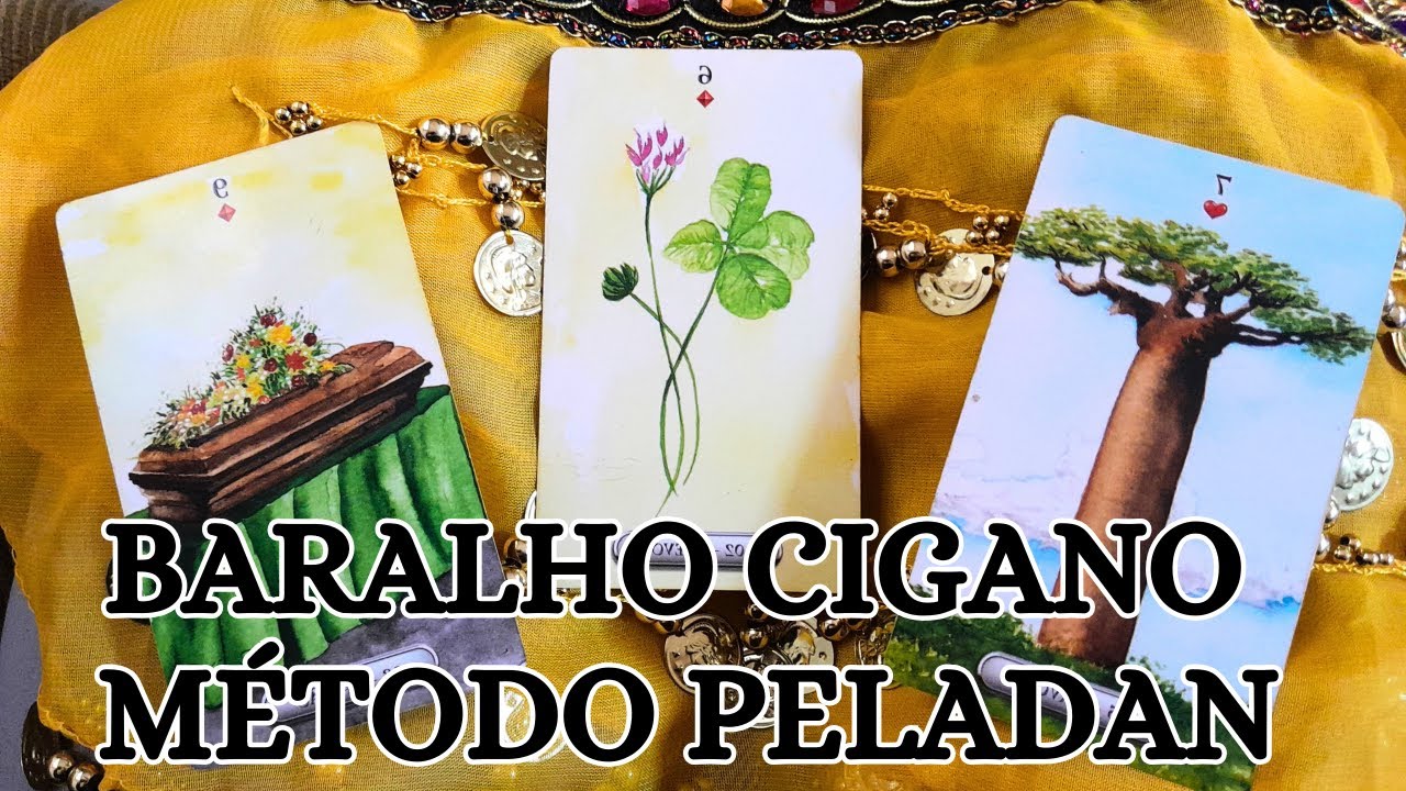 BARALHO CIGANO - COMO INTERPRETAR O MÉTODO PELADAN Parte 1