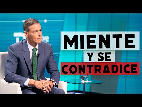 Pedro Sánchez's lies and contradictions during his interview on RTVE