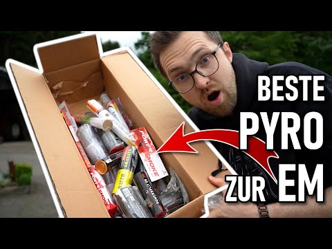BEST PYRO FOR EURO 2024! | We test smoke flags & flares from Pyroland!