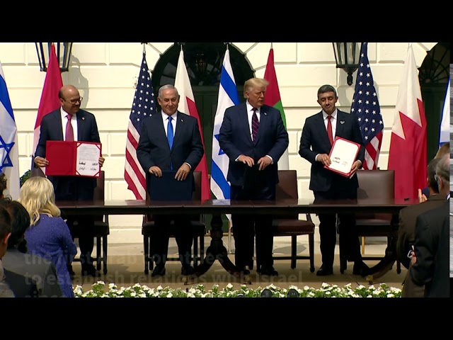 Israel establishes full ties with Bahrain, UAE at White House