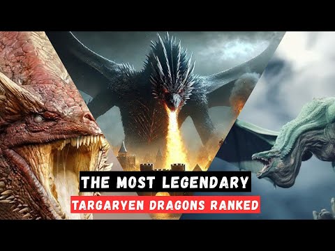 From Drogon to Balerion: The Most Legendary Targaryen Dragons Ranked #gameofthrones #hbo #hotd #got